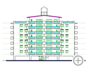 8階建立体図